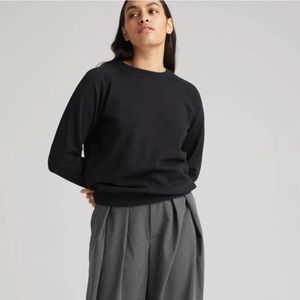 NWT RicherPoorer Recycled Crewneck Sweatshirt Black Small